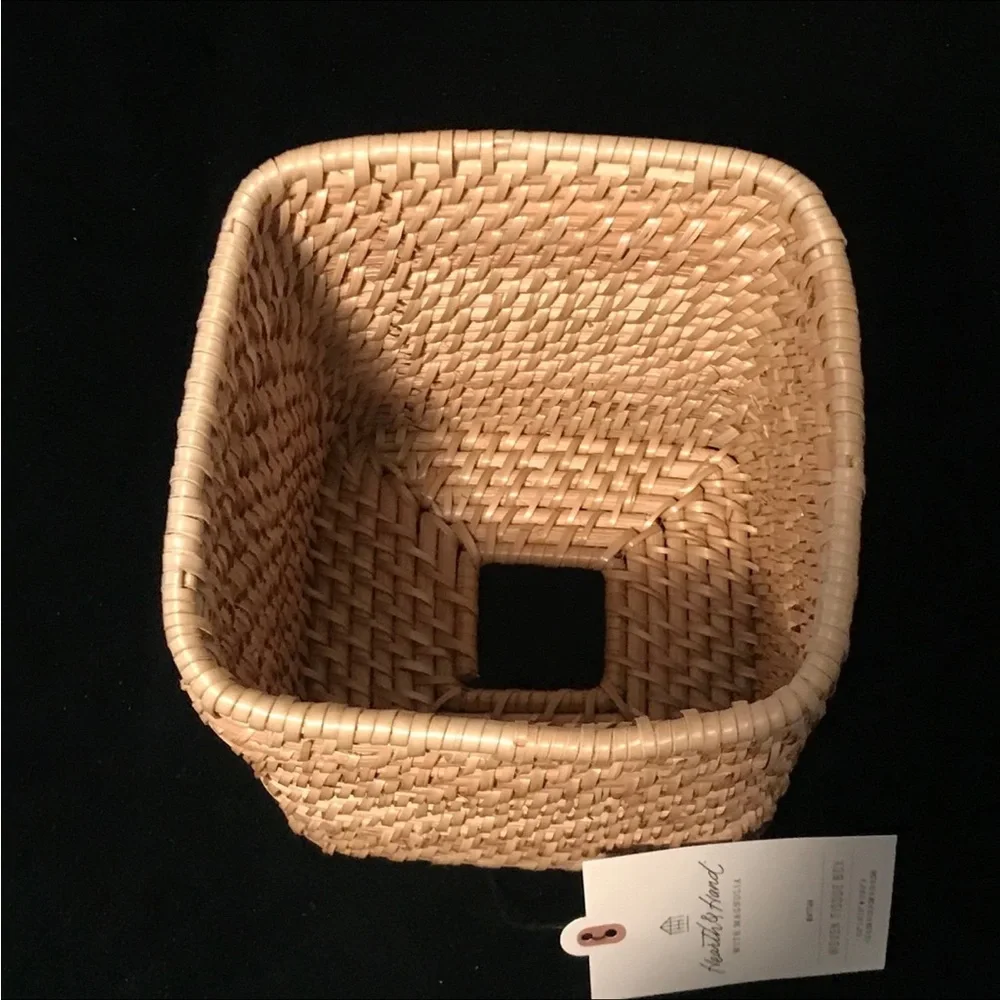 Woven Tissue Box Cover Natural - Hearth & Hand™ with Magnolia